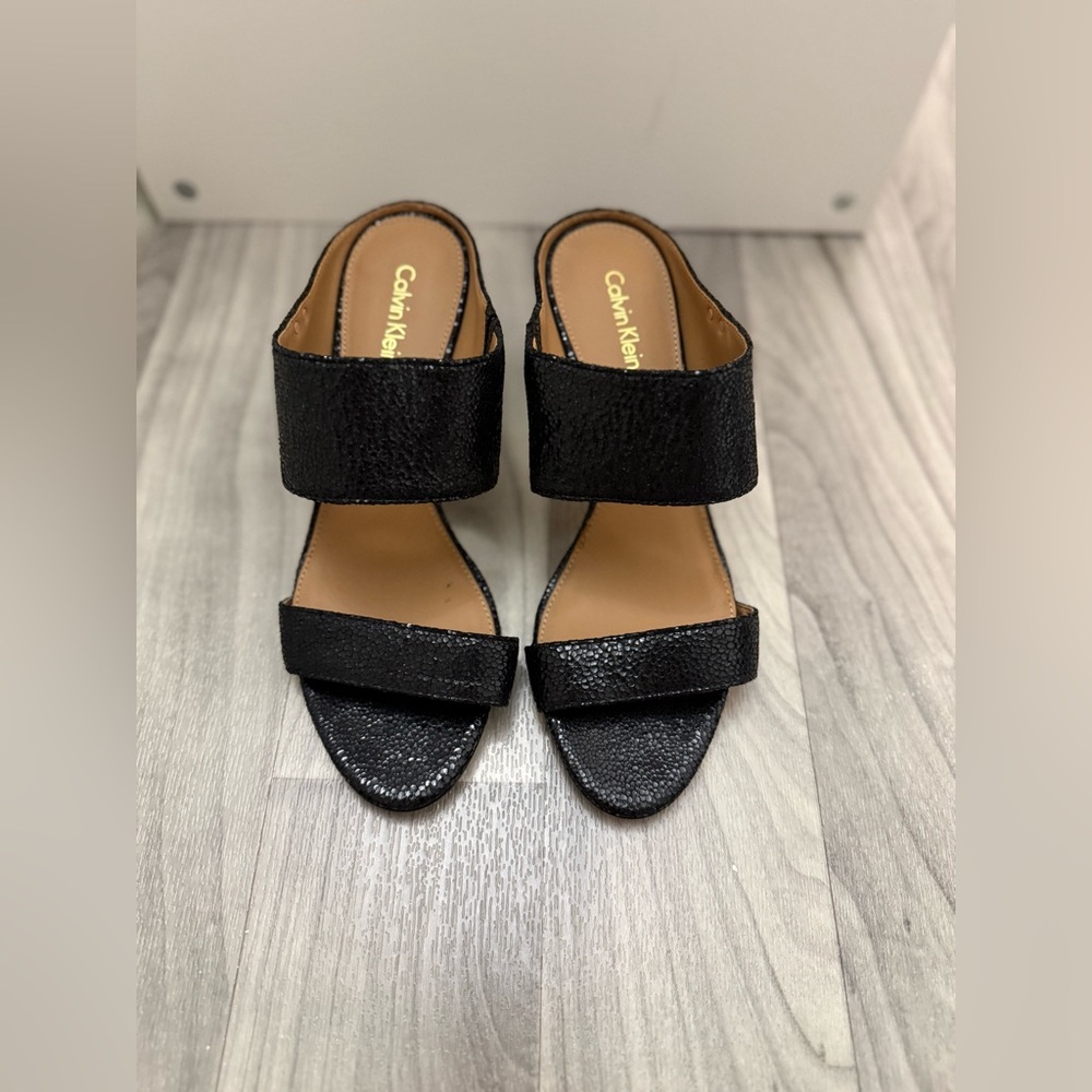 Calvin Klein Black Heels. Size 7